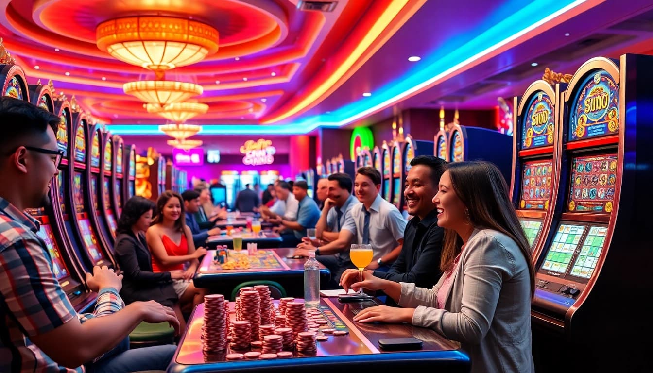 Menangkan aplikasi slot di kasino dengan mesin slot yang menarik dan pemain bersemangat.