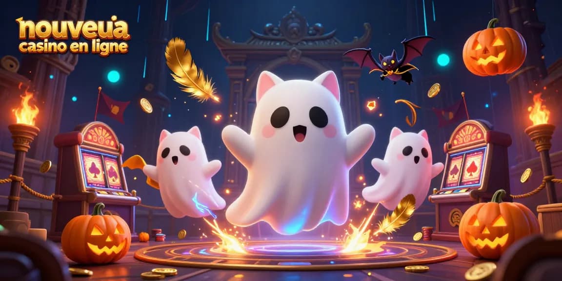 Découvrez un nouveau casino en ligne avec un chat fantôme et des effets lumineux fascinants.