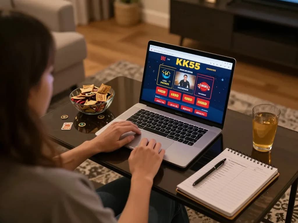 Experience online gaming at KK55 with strategic gameplay from home, surrounded by comfort
