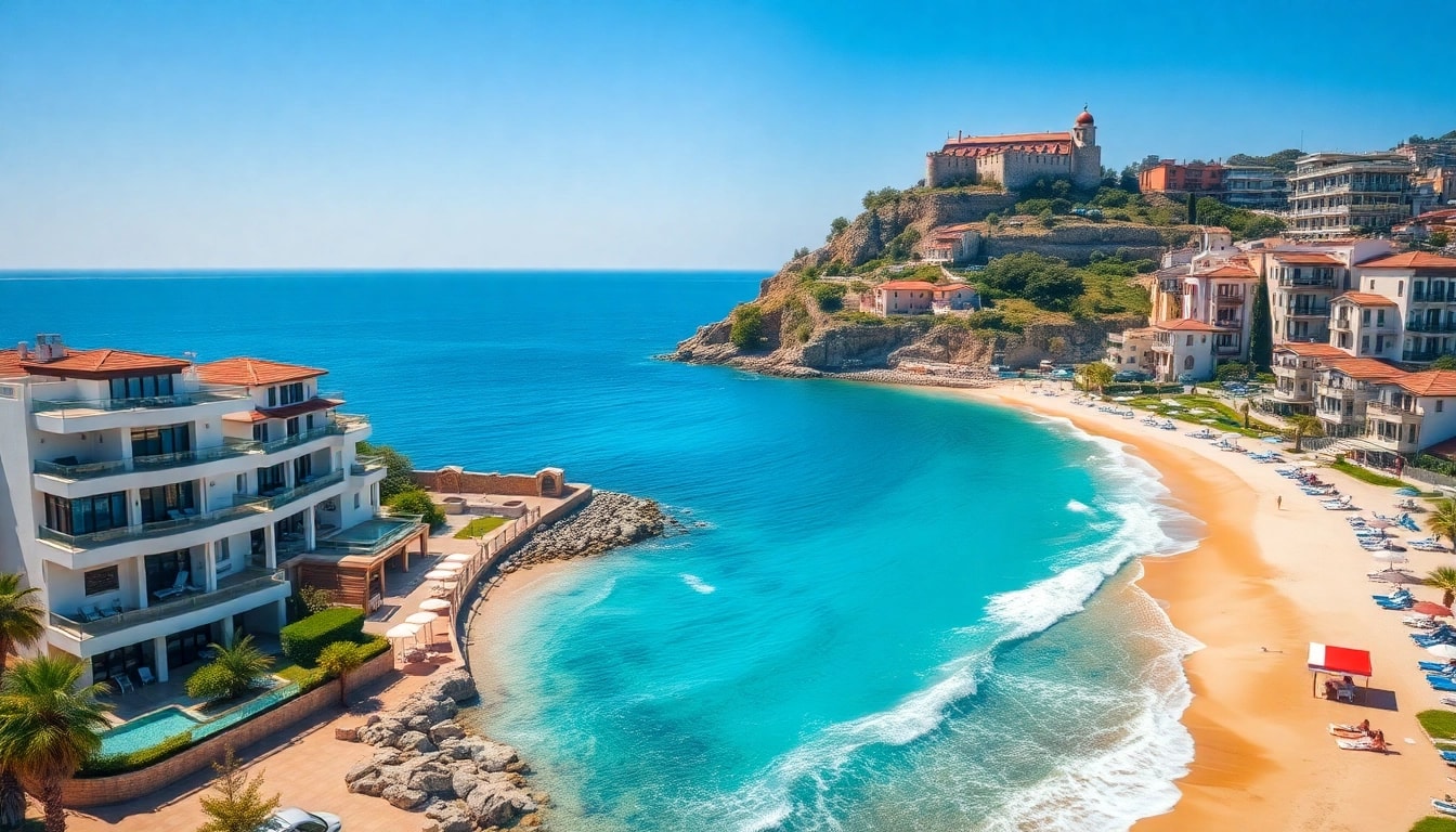 Explore luxurious Alanya properties Turkey featuring stunning coastline and modern architecture.