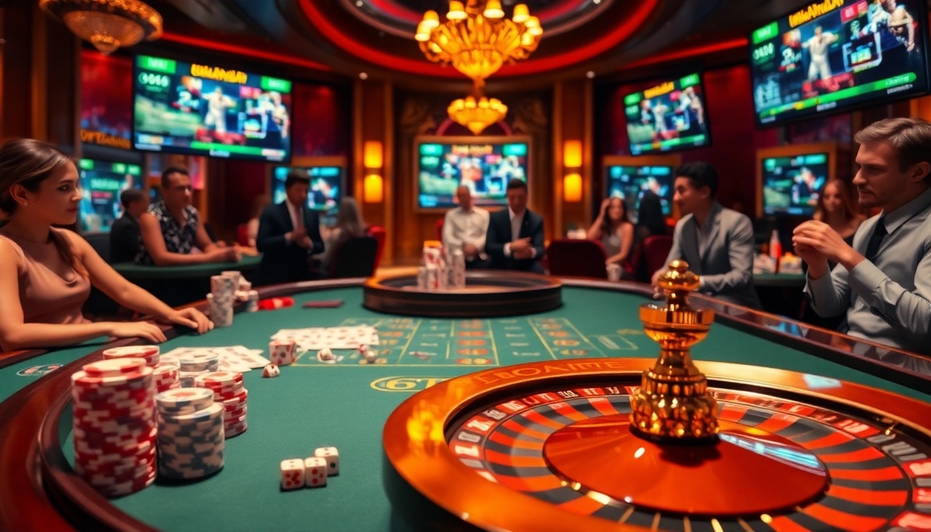 Experience bandar mix parlay betting at a luxurious casino table with chips and roulette.