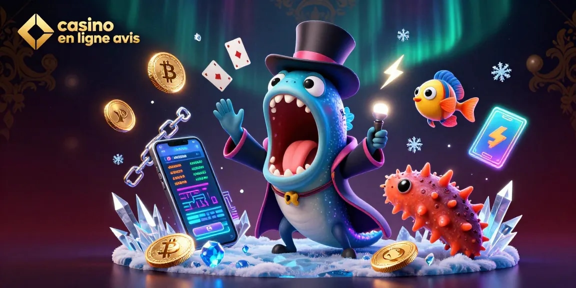 Évaluez les avis de casino en ligne avec un spectacle magique d'un poisson-lanterne et un anguille gulper.