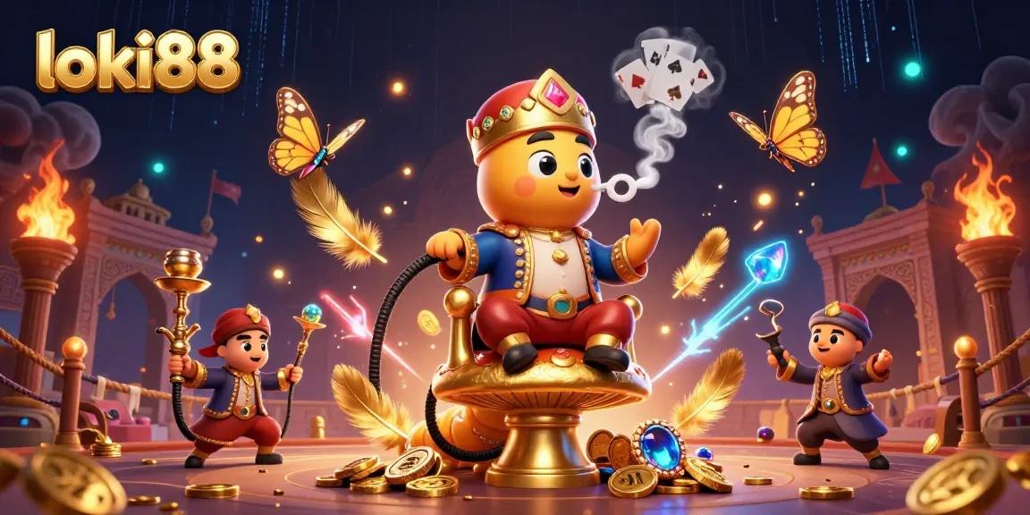 Experience loki88's thrilling casino atmosphere with high-stakes poker and vibrant visuals.
