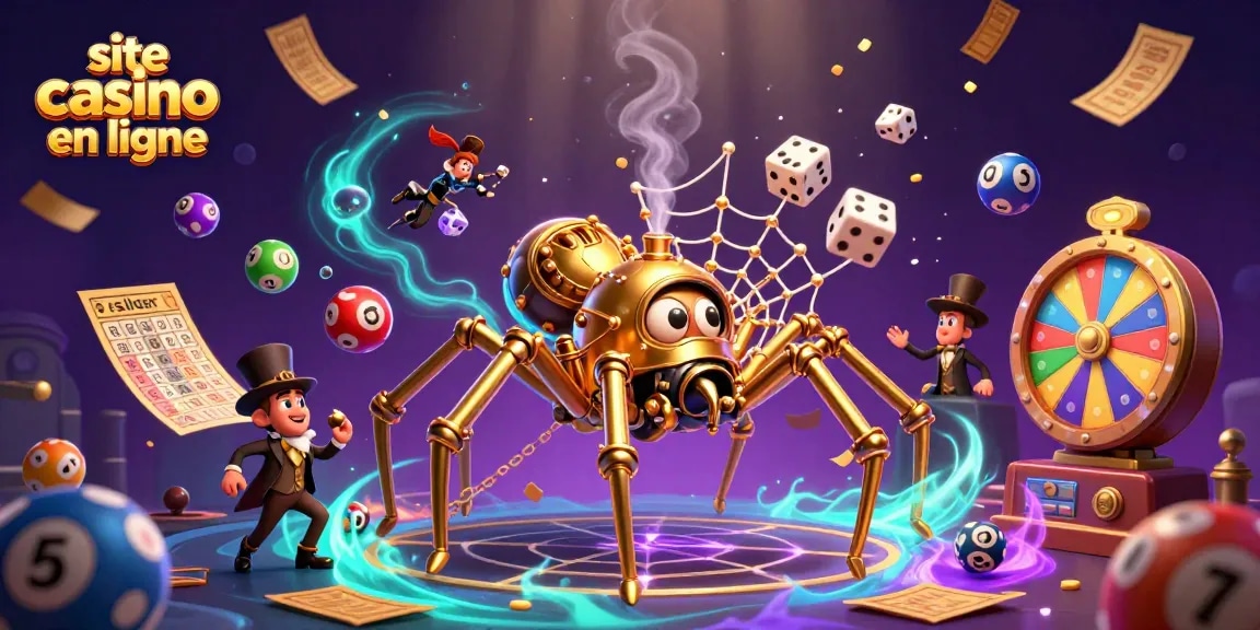 Découvrez le site casino en ligne avec une toile dorée et des jeux d'argent captivants.