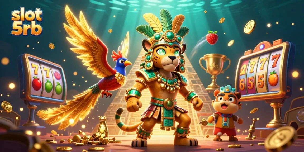 Experience thrilling slot 5rb action with a dynamic scene featuring jackpot reels and vibrant casino elements.