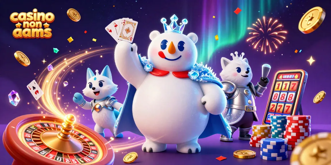 Partecipa a emozionanti esperienze di gioco nei casinò non AAMS con immagini vivaci e personaggi dinamici.