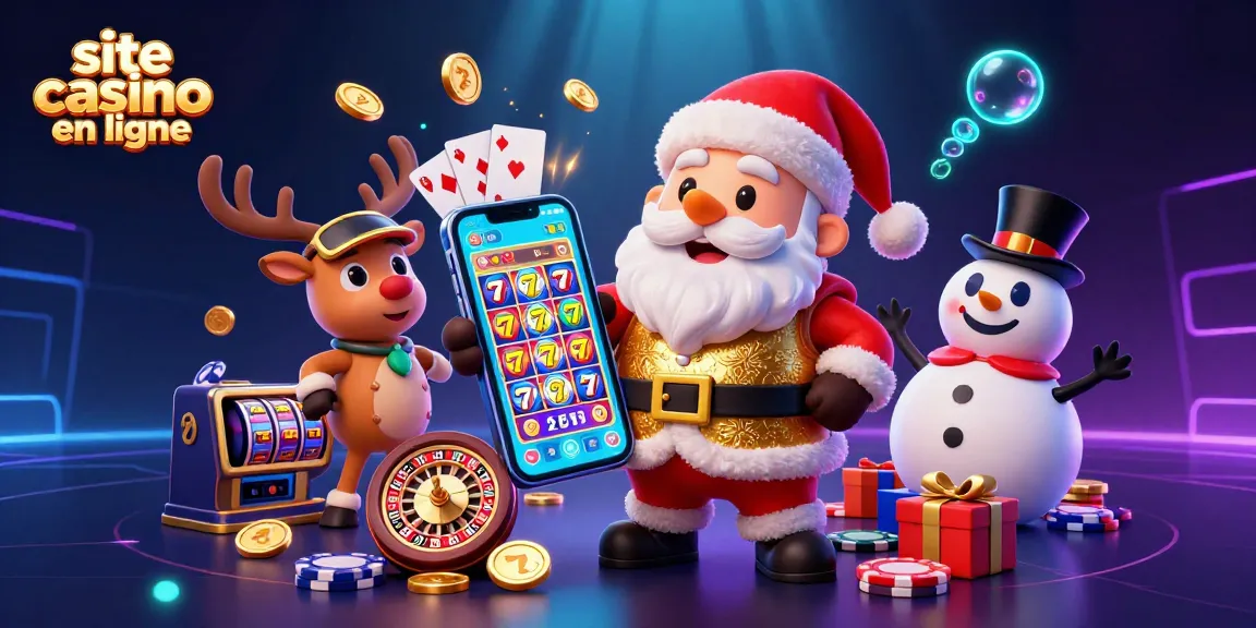 Animations de jackpot avec Santa et des jeux sur ce site casino en ligne