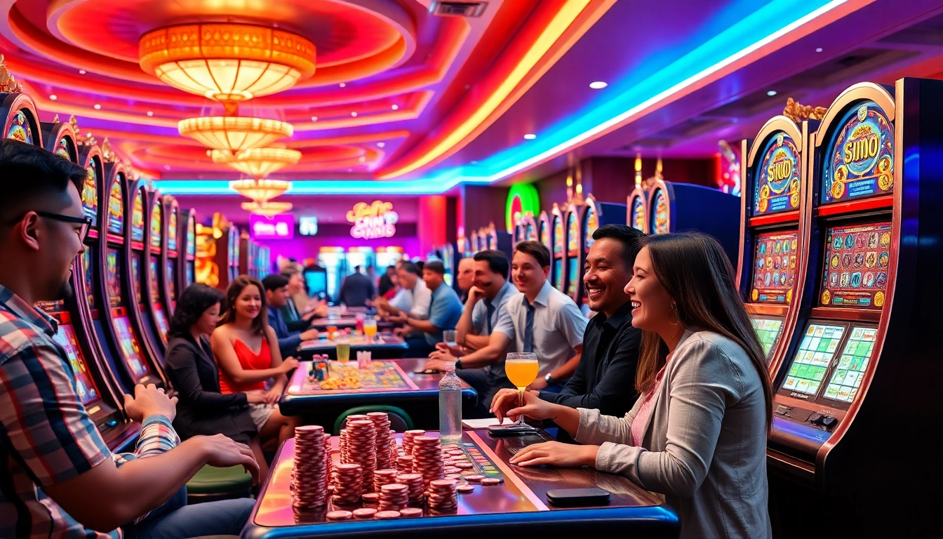 Menangkan aplikasi slot di kasino dengan mesin slot yang menarik dan pemain bersemangat.