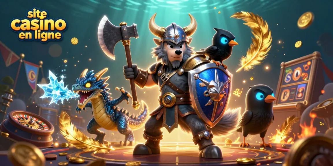 Vivez l'expérience du site casino en ligne avec des personnages de guerre et de dragon dans un environnement de jeu dynamique.