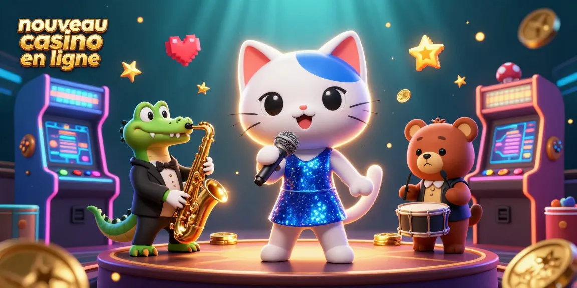Jouez sur un nouveau casino en ligne avec une ambiance animée et des personnages colorés.