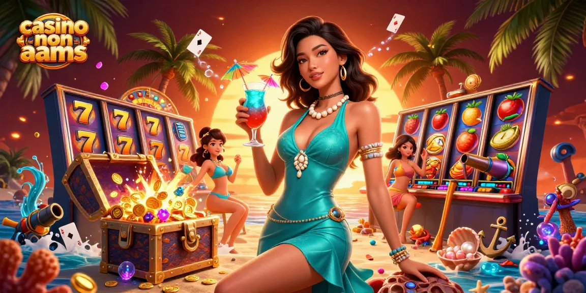 Scopri un'azione emozionante nei casino non AAMS con rulli delle slot vivaci e un'atmosfera tropicale.