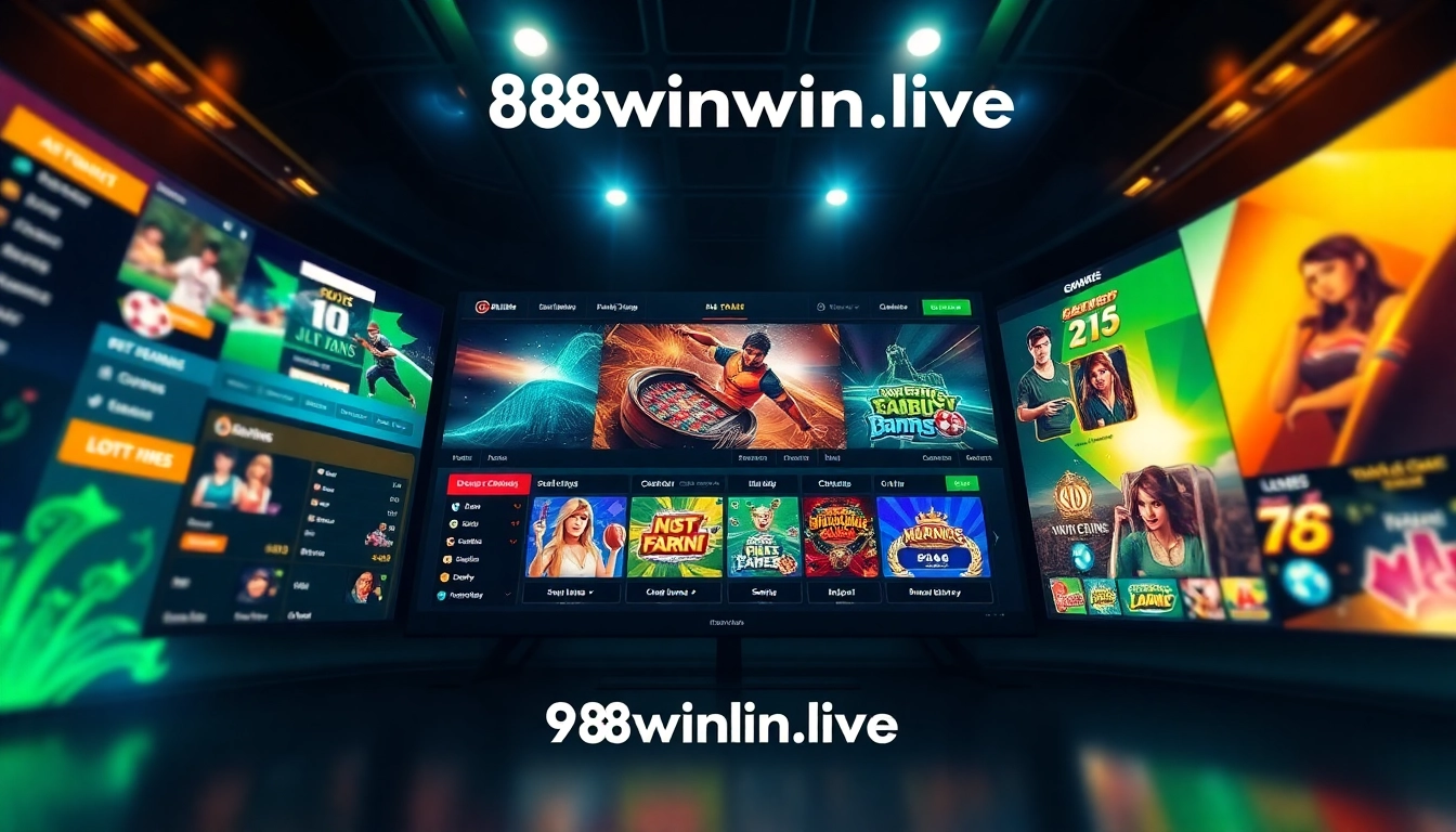 Experience the dynamic gaming interface of 98winwin.live showcasing sports betting and casino games.