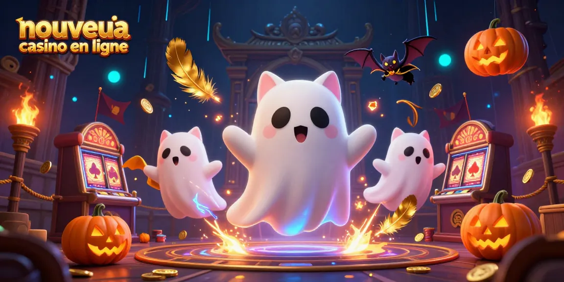 Découvrez un nouveau casino en ligne avec un chat fantôme et des effets lumineux fascinants.