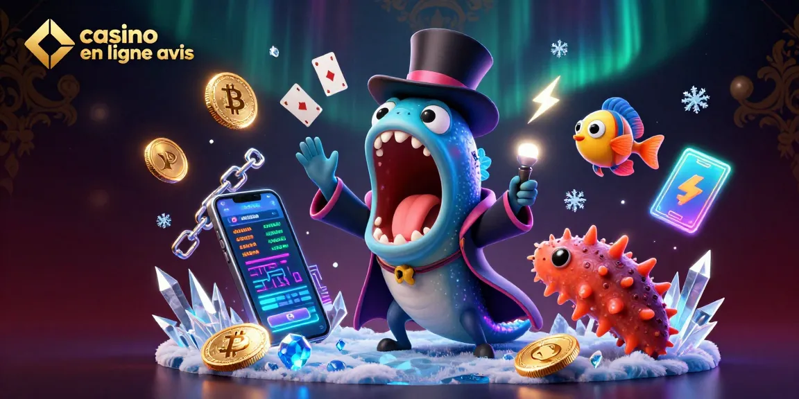 Évaluez les avis de casino en ligne avec un spectacle magique d'un poisson-lanterne et un anguille gulper.