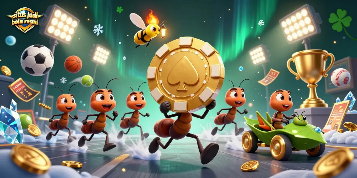 Experience thrilling sports betting action at situs judi bola resmi with animated characters and dynamic elements