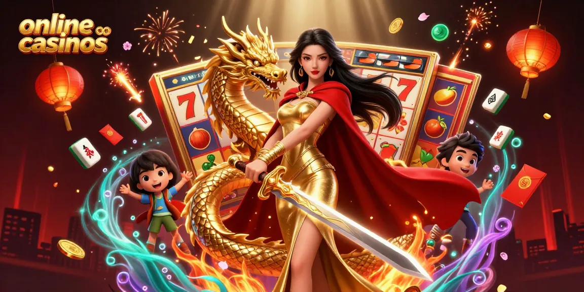 Engage in online casinos with thrilling slot action featuring a regal warrior queen and dynamic game elements.