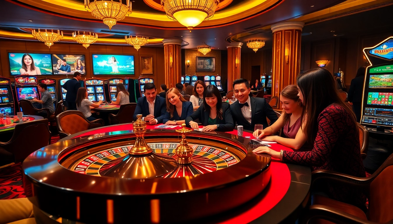 Vivez l'adrénaline du casino en ligne argent réel avec des joueurs profitant de jeux à enjeux élevés et de tables de jeu dynamiques.