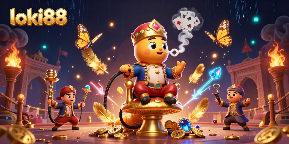 Experience loki88's thrilling casino atmosphere with high-stakes poker and vibrant visuals.