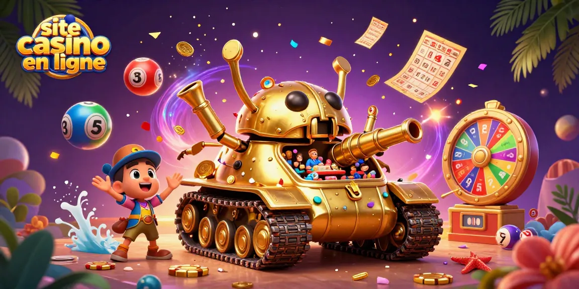 Découvrez un site casino en ligne captivant avec une illustration 3D spectaculaire.