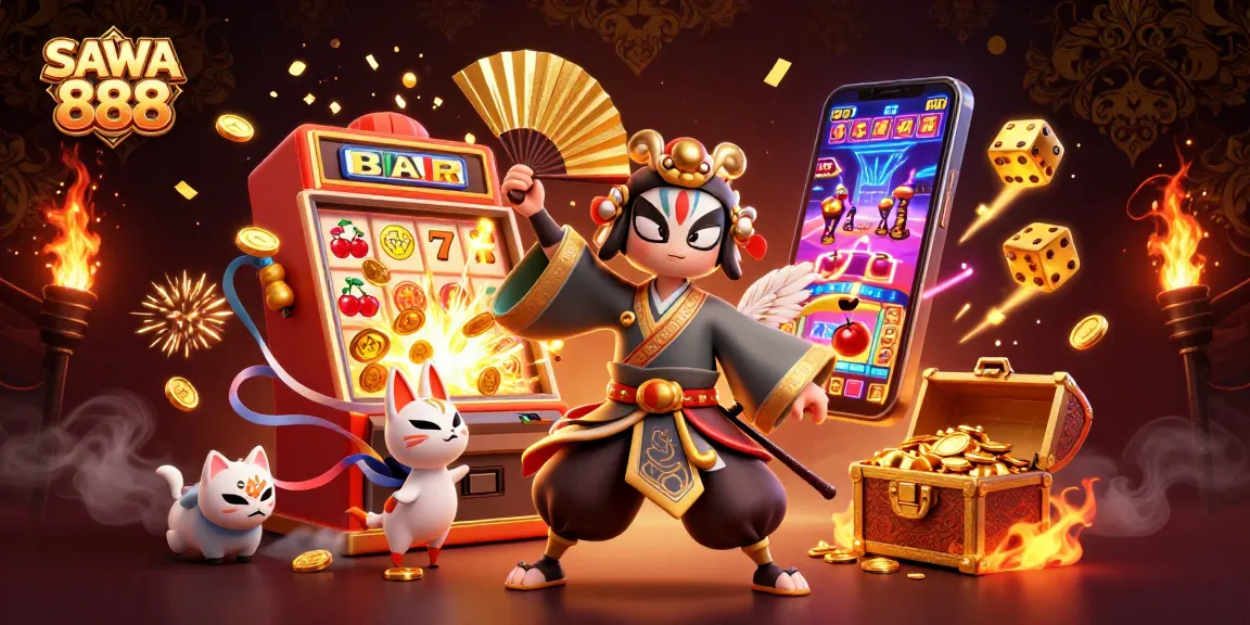 SAWA 888 charms players with vibrant slot machine action and captivating characters
