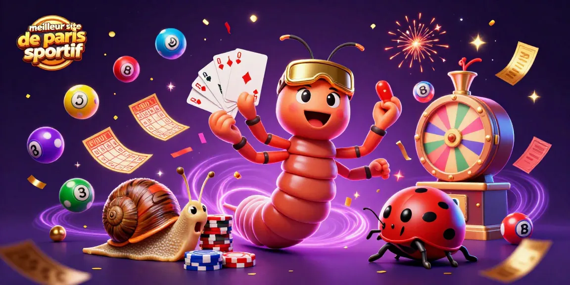 Meilleur site de paris sportif : animation de casino avec des personnages et des éléments ludiques