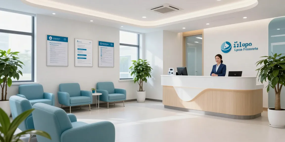 ACA marketplace health insurance options in a welcoming healthcare clinic environment.