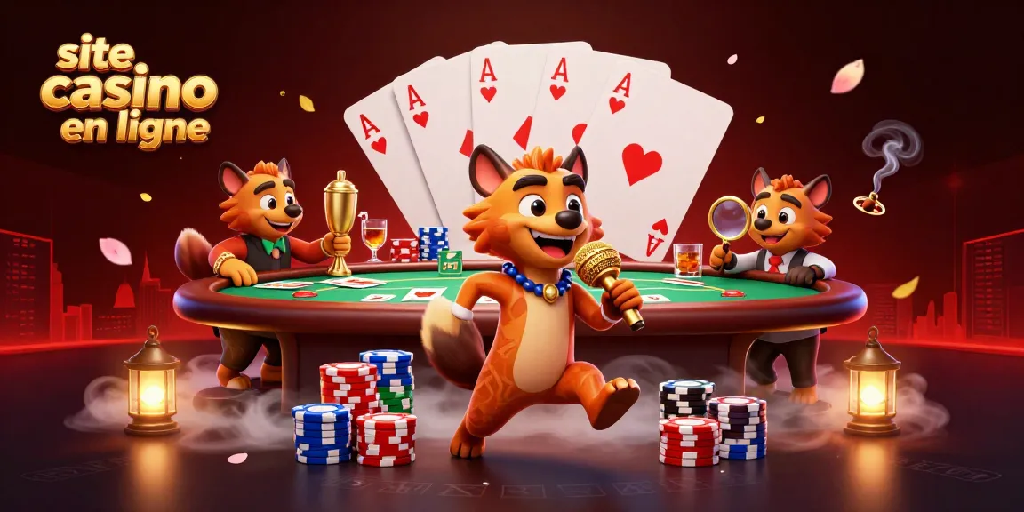 Vivez l'expérience d'un site casino en ligne avec des hyènes amusantes animant un club de comédie.