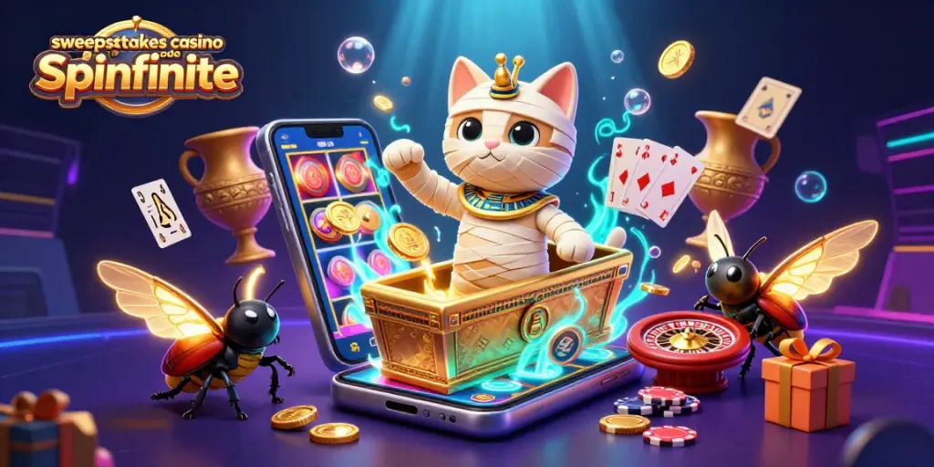 Engage with the excitement of Spinfinite using the sweepstakes casino promo code spinfinite for thrilling rewards.