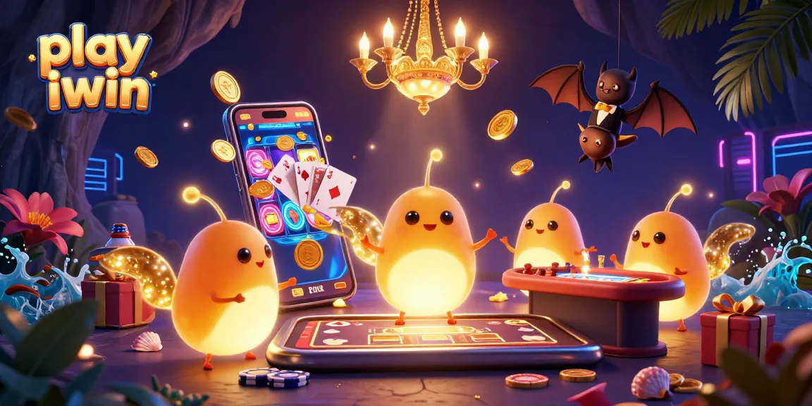 Experience the thrill of play iwin with glowing glowworms in a vibrant cave casino