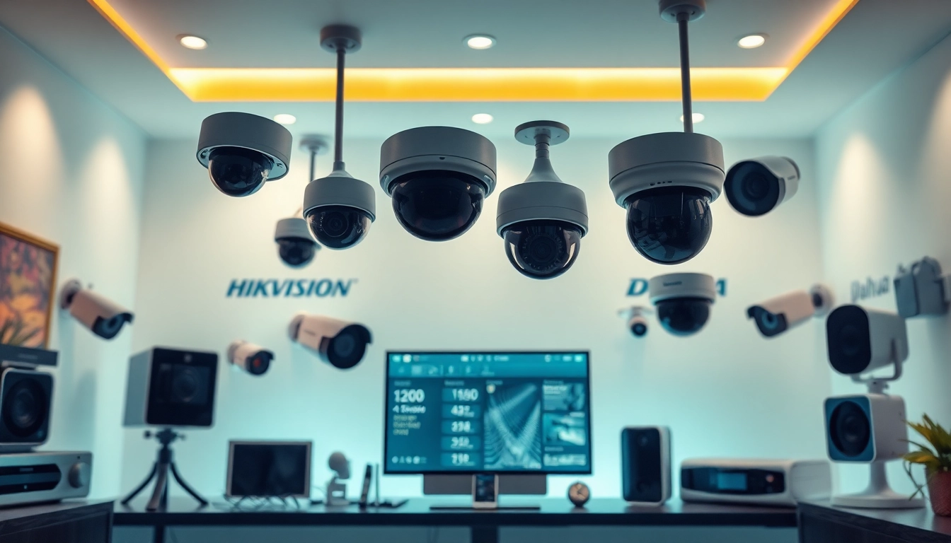 Cámaras de seguridad en Liberia mostradas en una configuración de seguridad moderna que exhibe opciones de calidad para hogares y negocios.