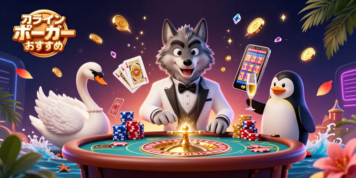 オンライン ポーカー おすすめのシーンでデラックスな3Dイラスト、他のキャラクターと共演する