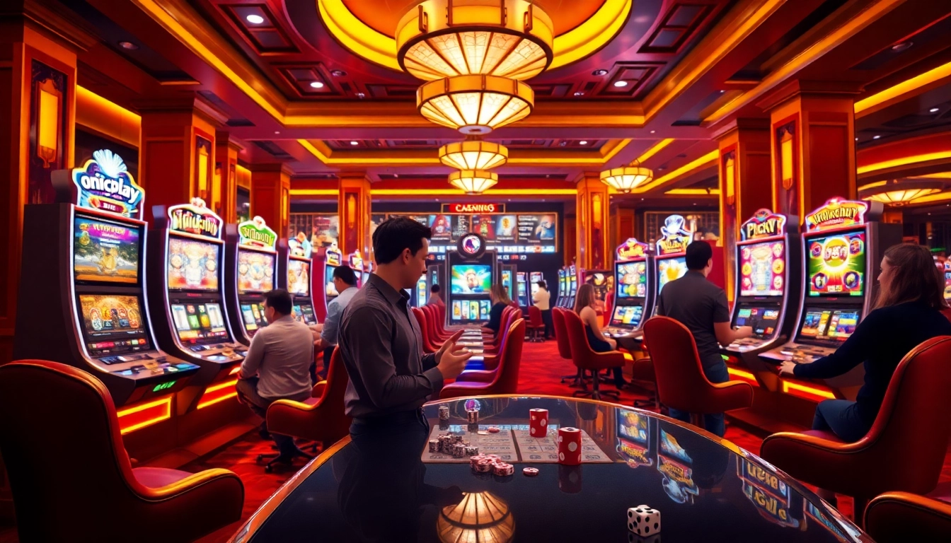 Experience thrilling gameplay at onicplay with vibrant slot machines and exciting win moments.