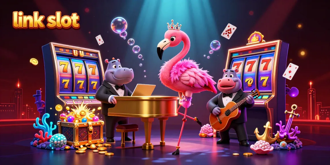 Pemain slot meraih kemenangan dengan mesin link slot yang menguntungkan di dunia kasino yang ceria.