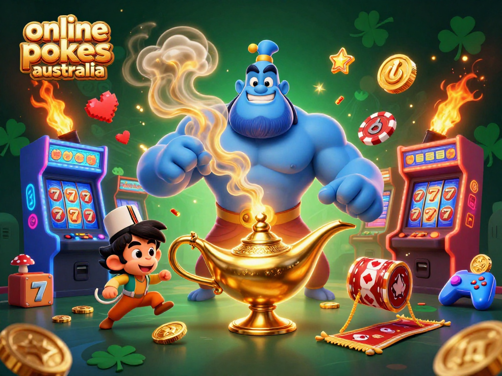 Experience thrilling gameplay at online pokies australia with vibrant casino graphics.