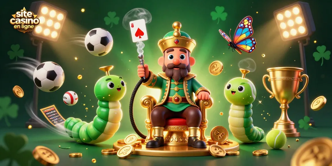 Pariez sur le site casino en ligne avec des symboles de jeu éclatants dans un cadre dynamique.