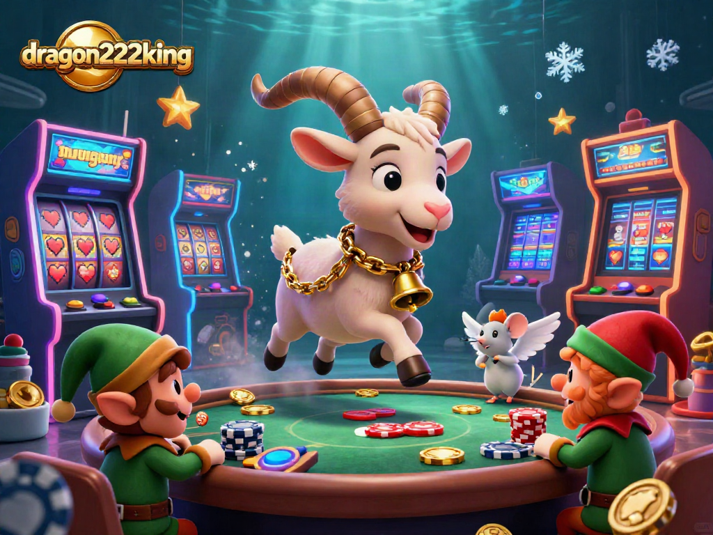 Experience electrifying gameplay at dragon222king with thrilling casino action featuring Krampus and lively characters.