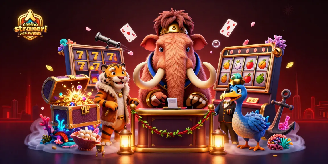 Gioca nei casino online stranieri non AAMS con il nostro bouncer mammut e ospiti VIP in un'atmosfera vibrante.