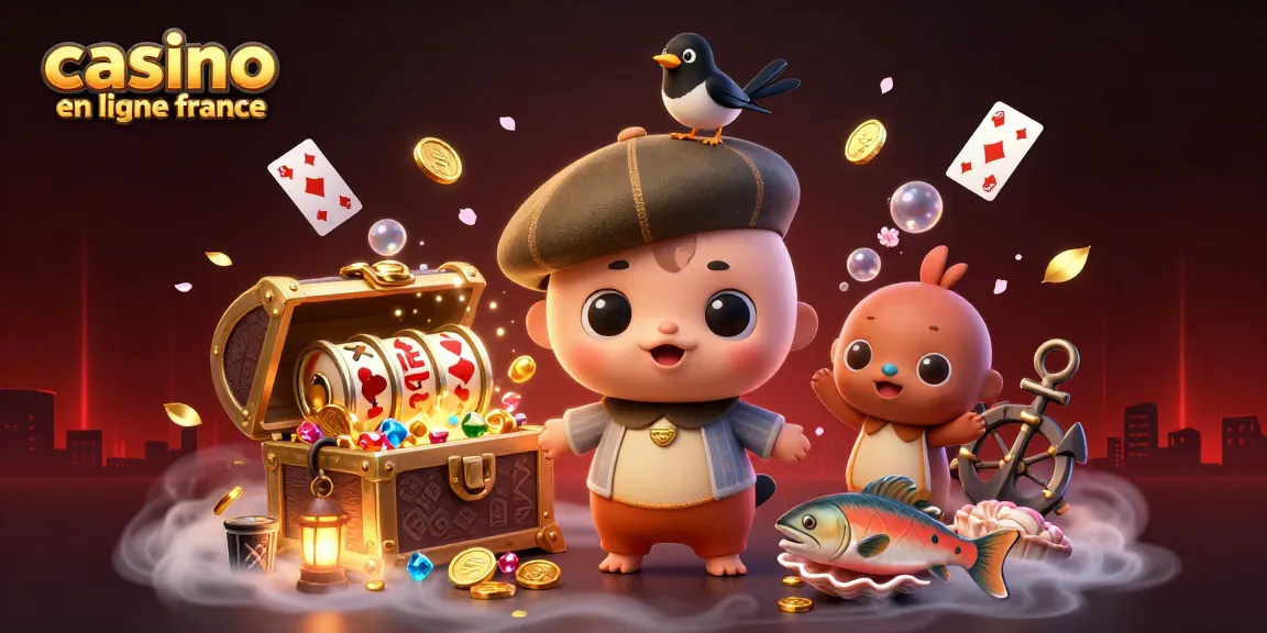 Casino en ligne France : plongez dans l'univers ludique avec des personnages enjoués et des machines à sous colorées.