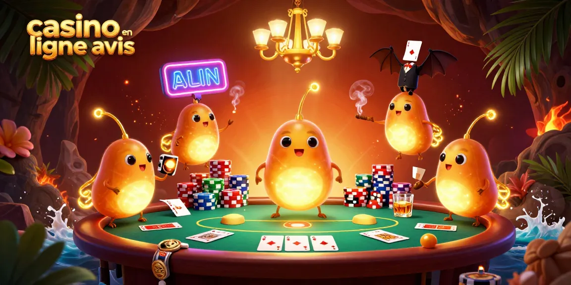 Les lucioles illuminent un casino avec des jeux de poker captivants et une ambiance festive - avis de casino en ligne