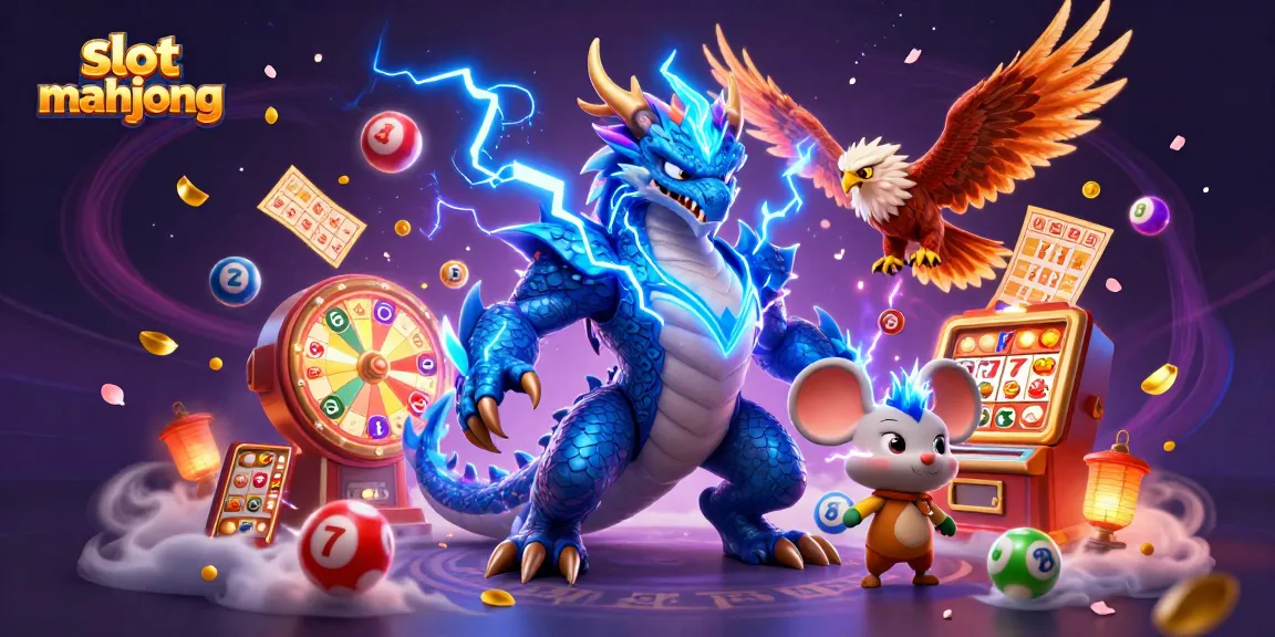 Engage in slot mahjong excitement with dynamic characters and vibrant gaming elements.
