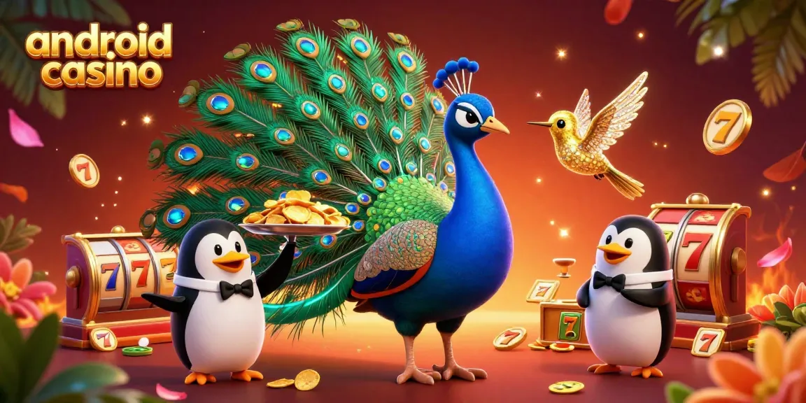 Experience the thrilling world of android casino gaming with vivid characters and exciting slot elements.