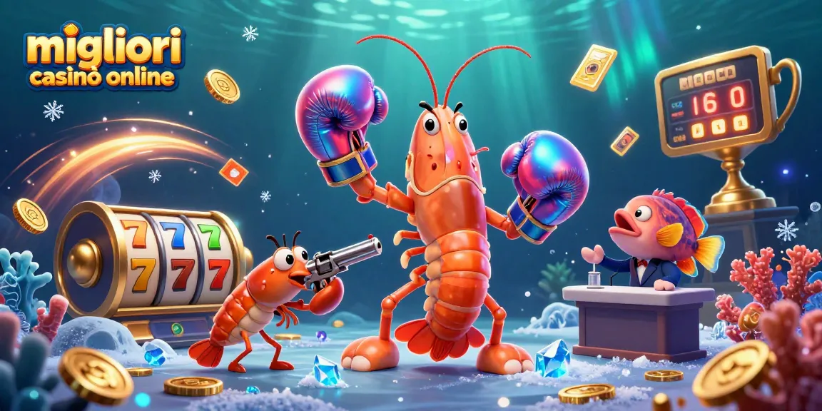 I migliori casinò online offrono emozioni con slot e jackpot, mentre il granchio mantide e il gamberetto accompagnano l'azione.