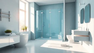 Entdecken Sie die hochwertigen Produkte der sonni sanitär GmbH in einem eleganten Badezimmer.