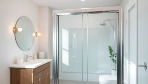 Admire the sleek paroi de douche 150x200 with its clear glass and elegant design, enhancing your bathroom style.