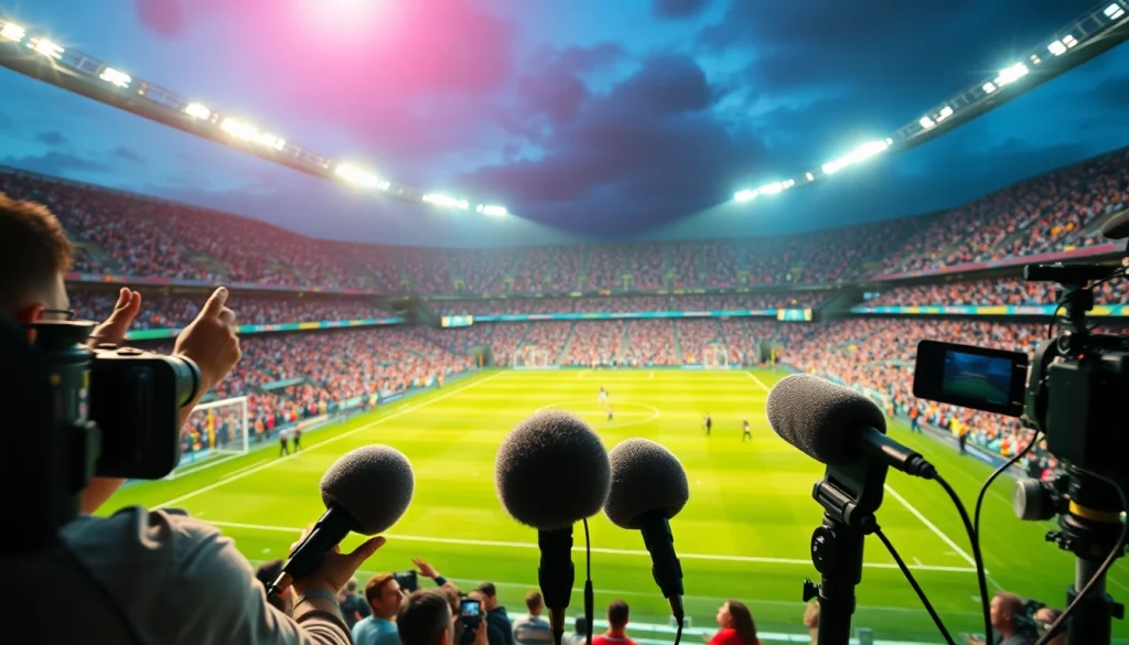 해외축구중계를 감상하는 팬들의 에너지가 넘치는 장면