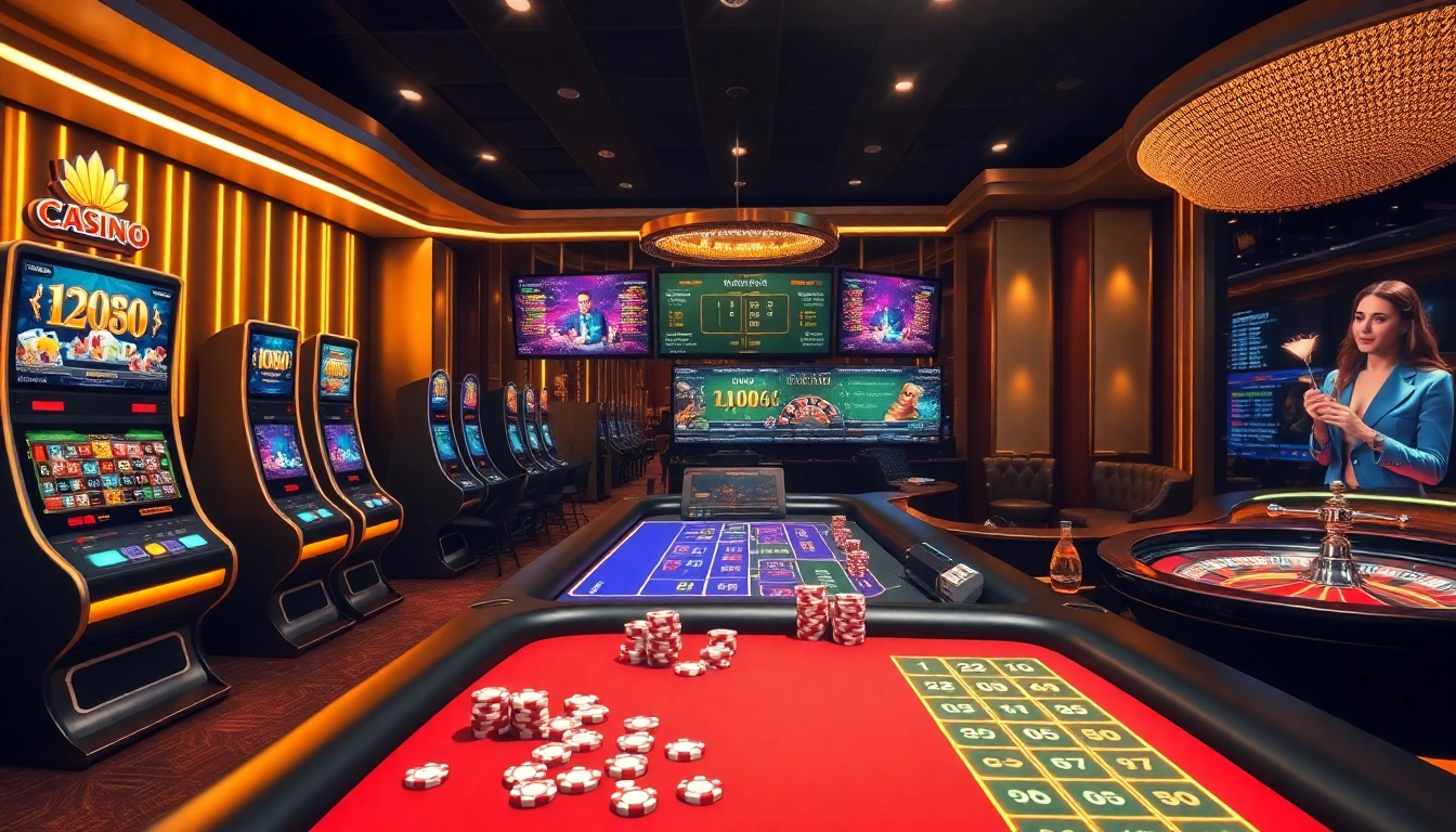 Experience the luxury of ga 6789 with vibrant casino tables and thrilling betting action.