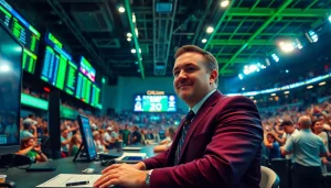 Engaging view of sports betting sites Alabama showcasing vibrant sports atmosphere and betting excitement.