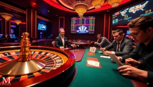 Experience the thrill of rr 88 in a luxurious casino setting with poker, roulette, and betting activities.