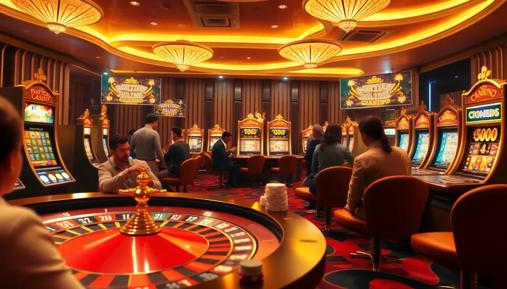 Experience the excitement of rikvip game bài đổi thưởng in a vibrant online casino setting.