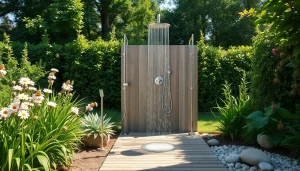 Transform your outdoor space with sunny shower USA for a stylish and refreshing experience.